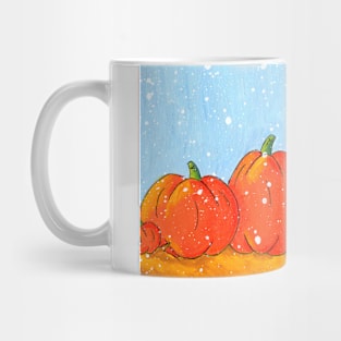 Wolf in the Pumpkin Patch Mug